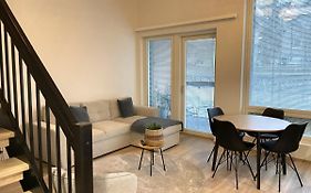 High-Ceilinged Apartment With Balcony